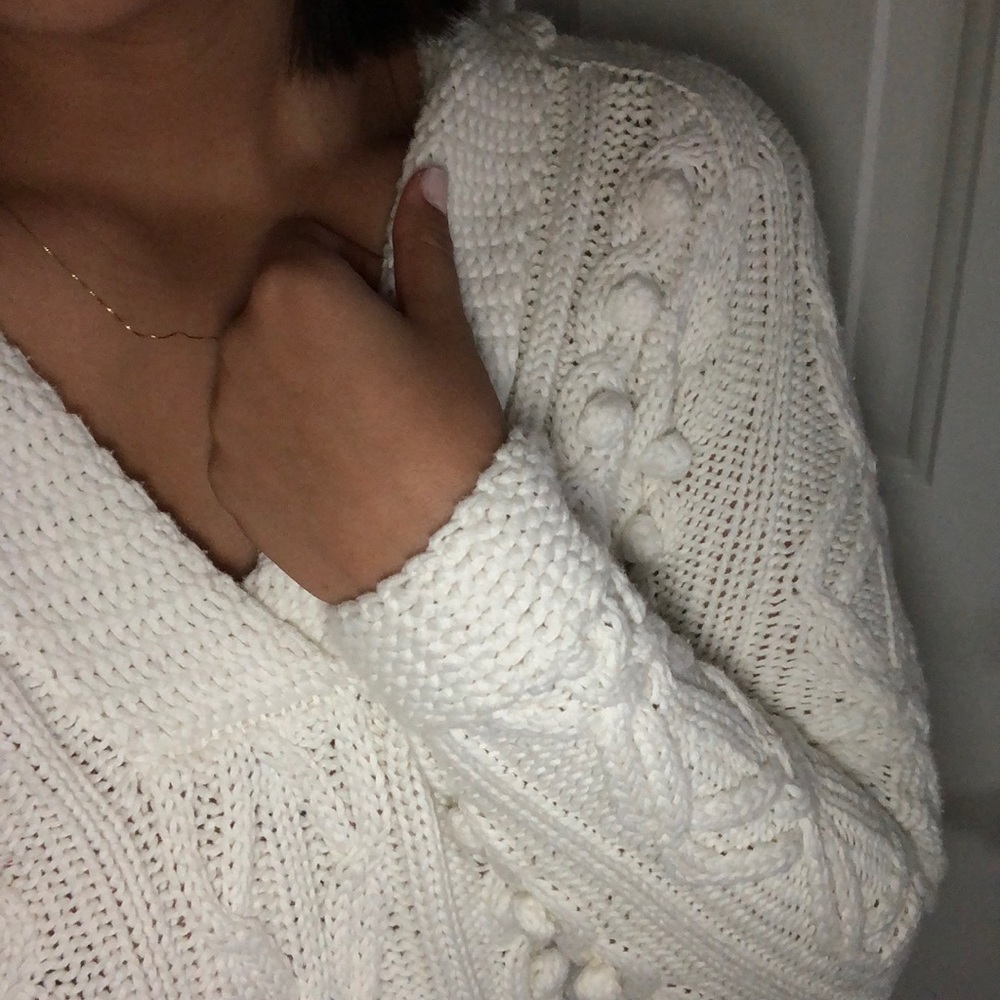 Knit sweater hoodie - Picture 4 of 5